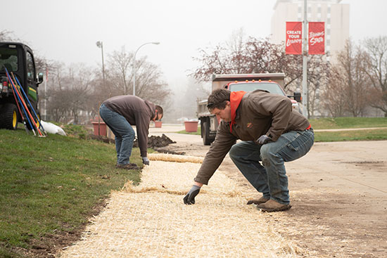 workers outside
